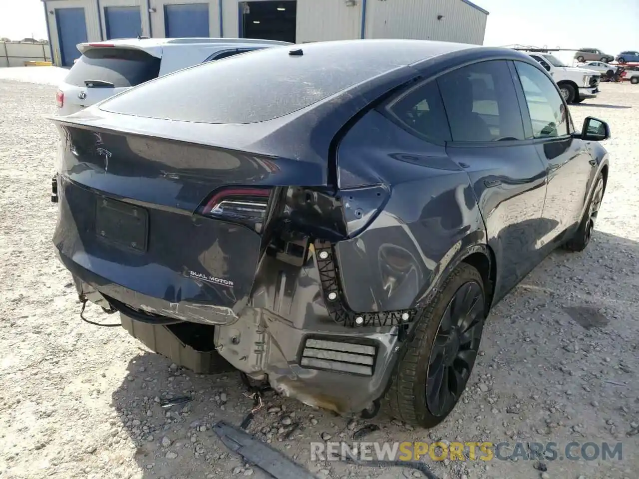 4 Photograph of a damaged car 5YJYGDEFXLF000872 TESLA MODEL Y 2020