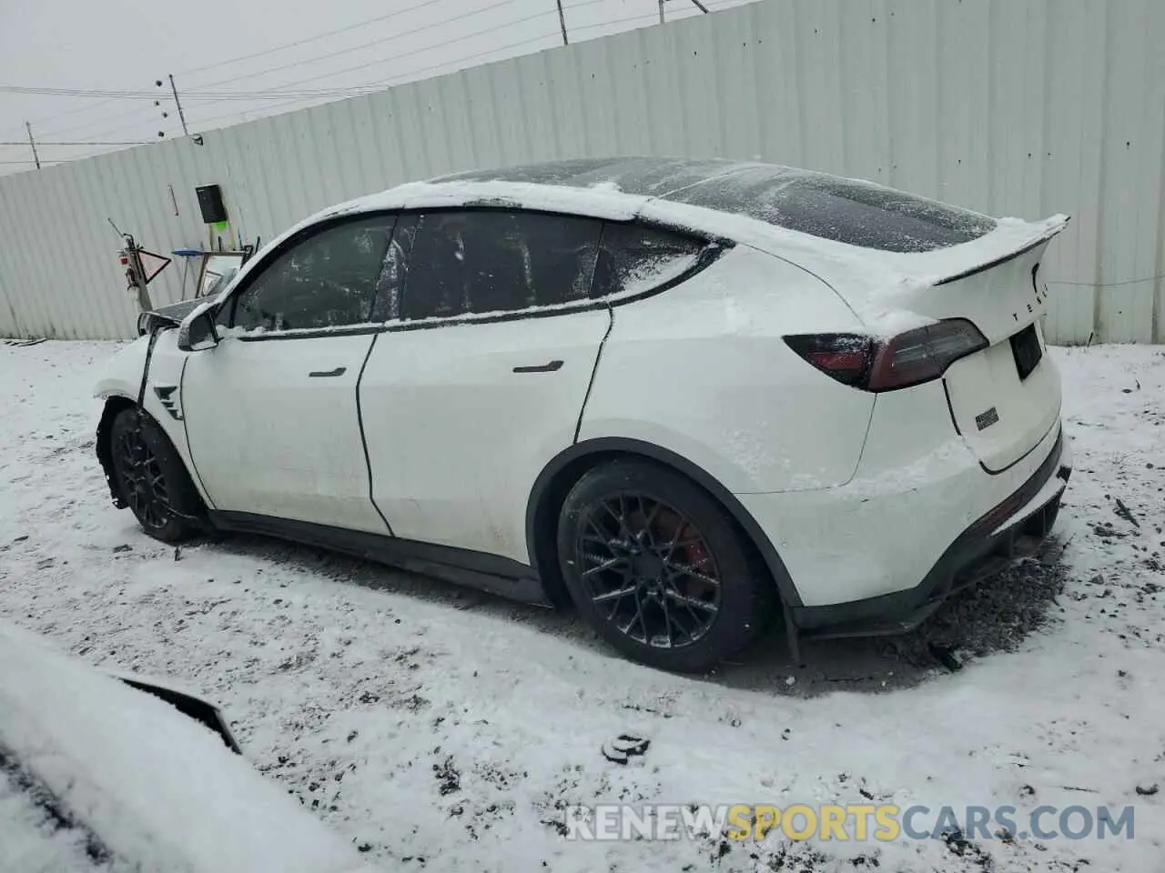 2 Photograph of a damaged car 5YJYGDEFXLF001861 TESLA MODEL Y 2020
