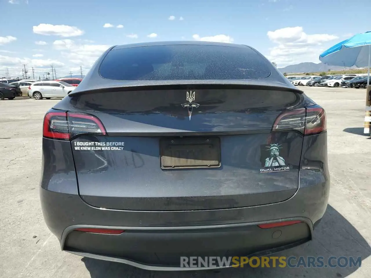 6 Photograph of a damaged car 5YJYGDEFXLF022578 TESLA MODEL Y 2020
