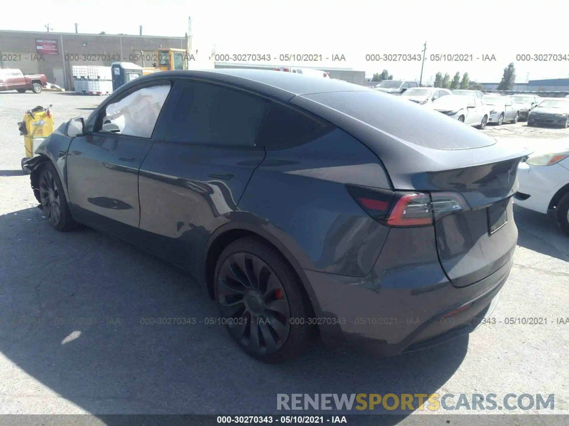 3 Photograph of a damaged car 5YJYGDEFXLF058870 TESLA MODEL Y 2020