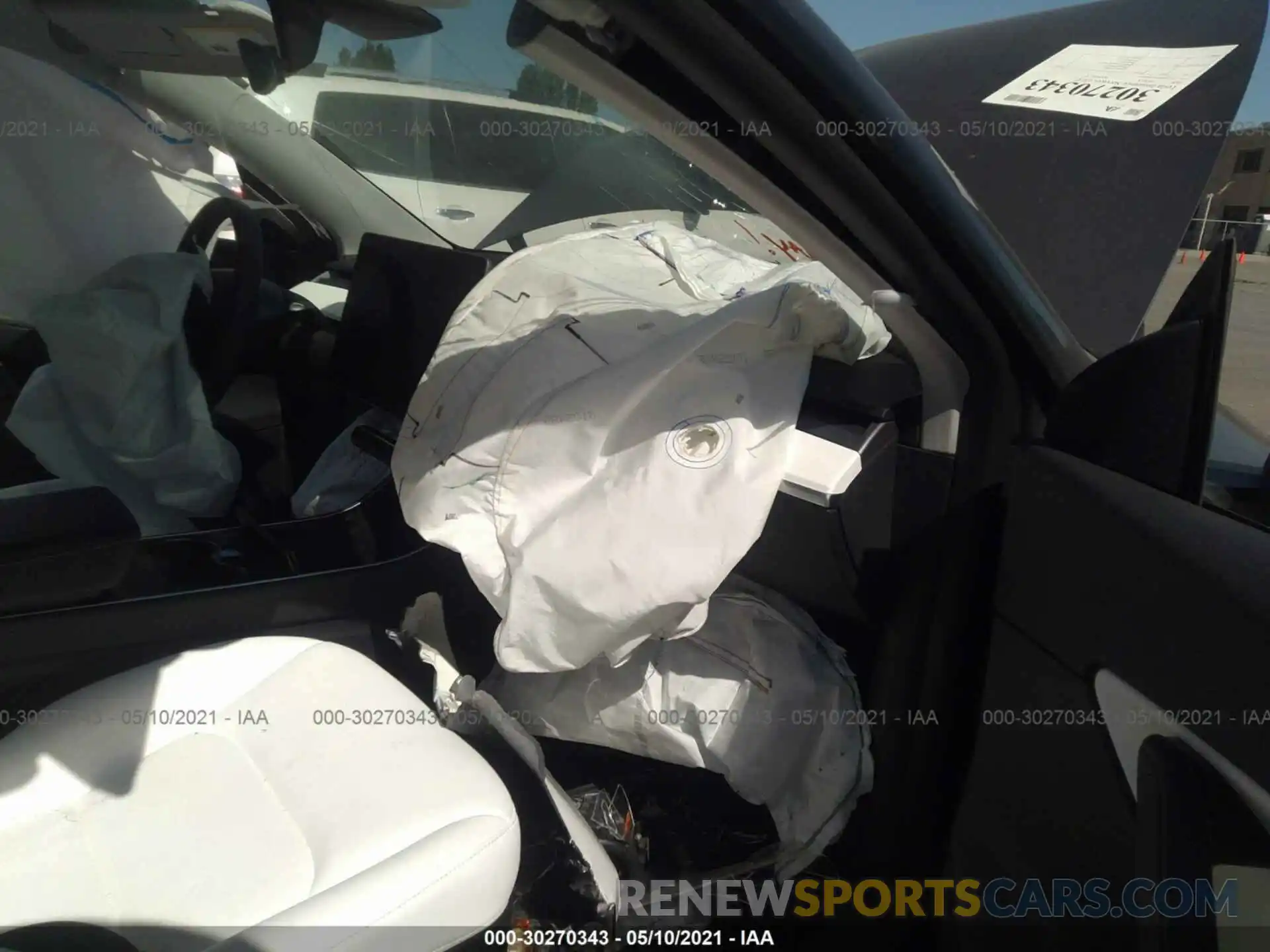 5 Photograph of a damaged car 5YJYGDEFXLF058870 TESLA MODEL Y 2020