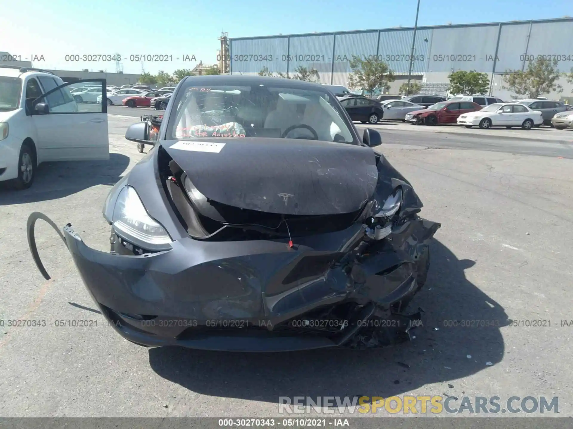 6 Photograph of a damaged car 5YJYGDEFXLF058870 TESLA MODEL Y 2020