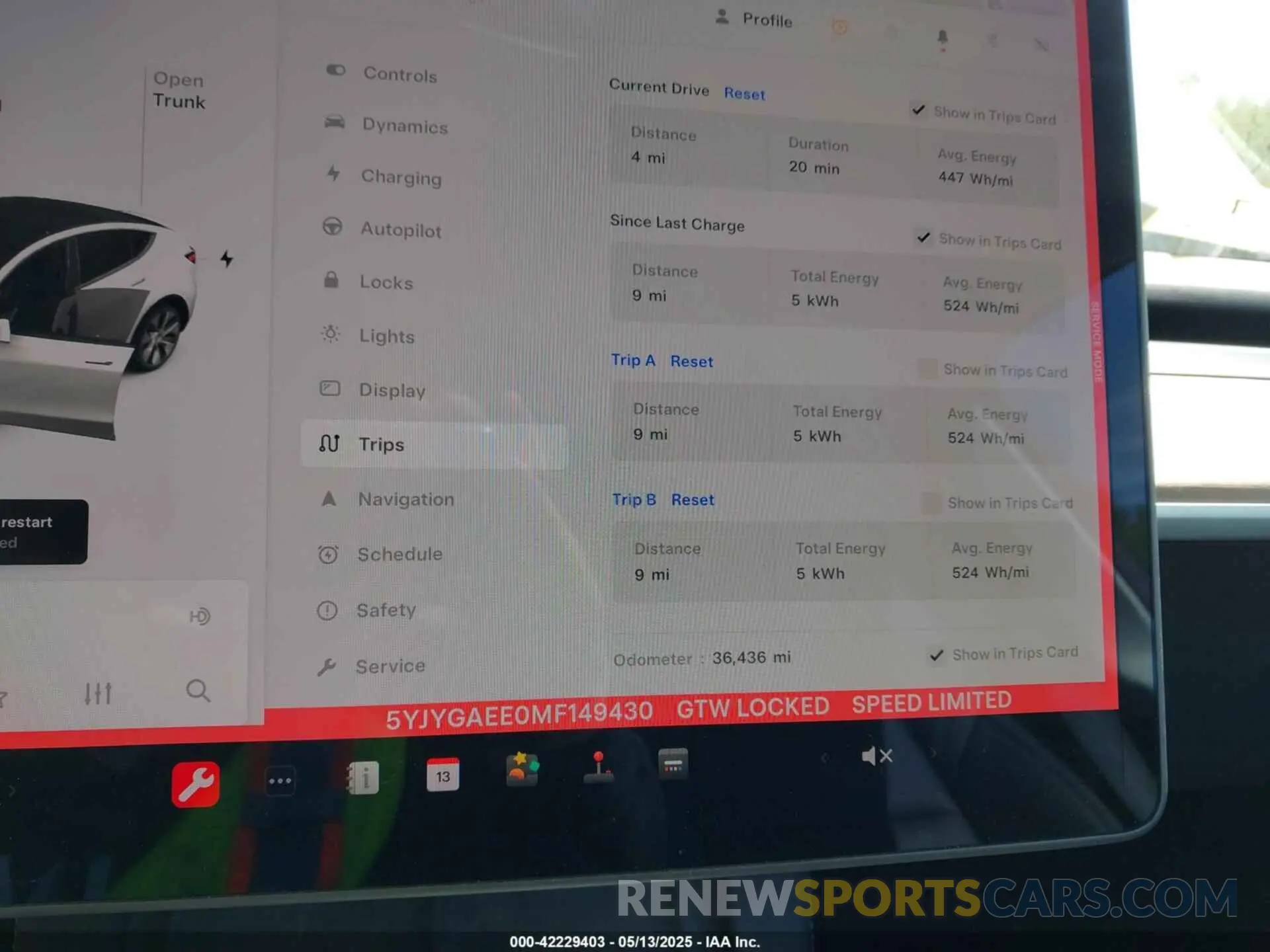 7 Photograph of a damaged car 5YJYGAEE0MF149430 TESLA MODEL Y 2021