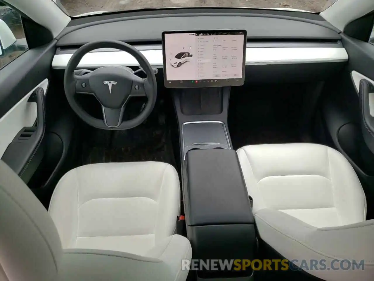 8 Photograph of a damaged car 5YJYGAEE0MF178846 TESLA MODEL Y 2021