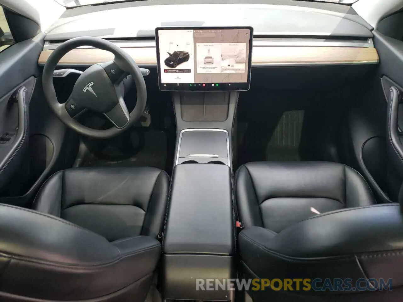 8 Photograph of a damaged car 5YJYGAEE0MF203308 TESLA MODEL Y 2021
