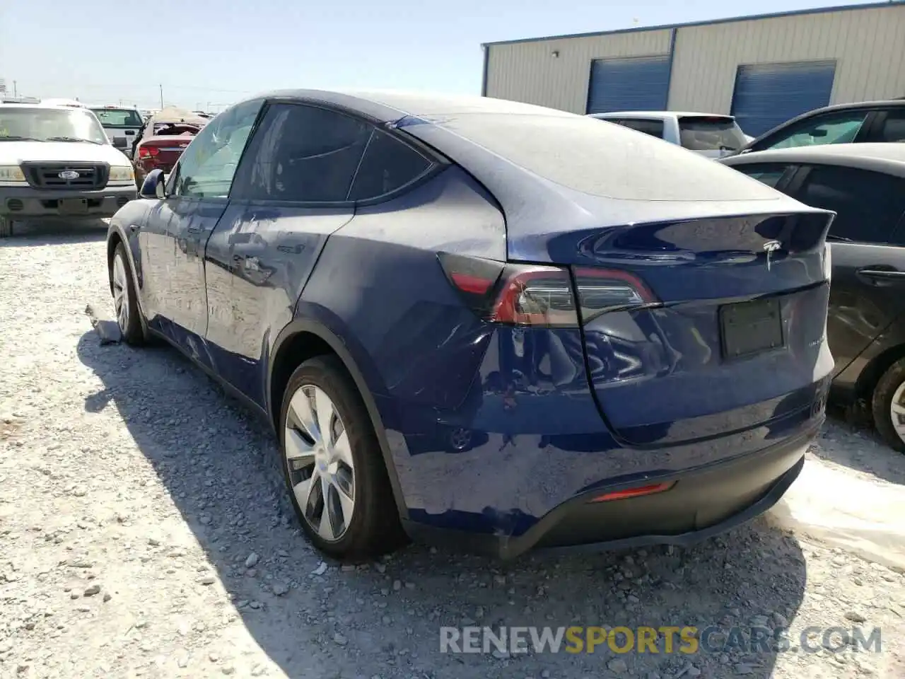 3 Photograph of a damaged car 5YJYGAEE0MF207410 TESLA MODEL Y 2021