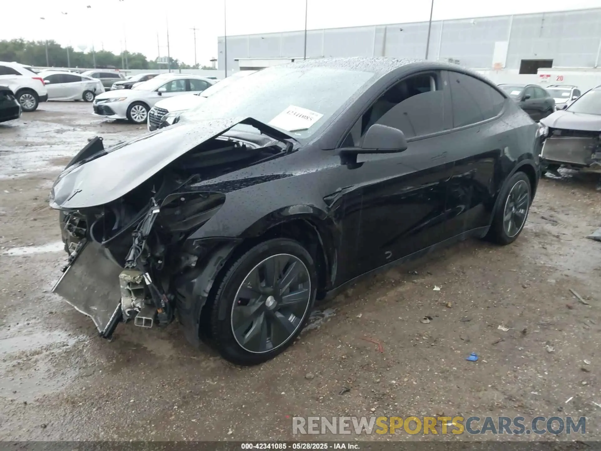 2 Photograph of a damaged car 5YJYGAEE1MF149792 TESLA MODEL Y 2021