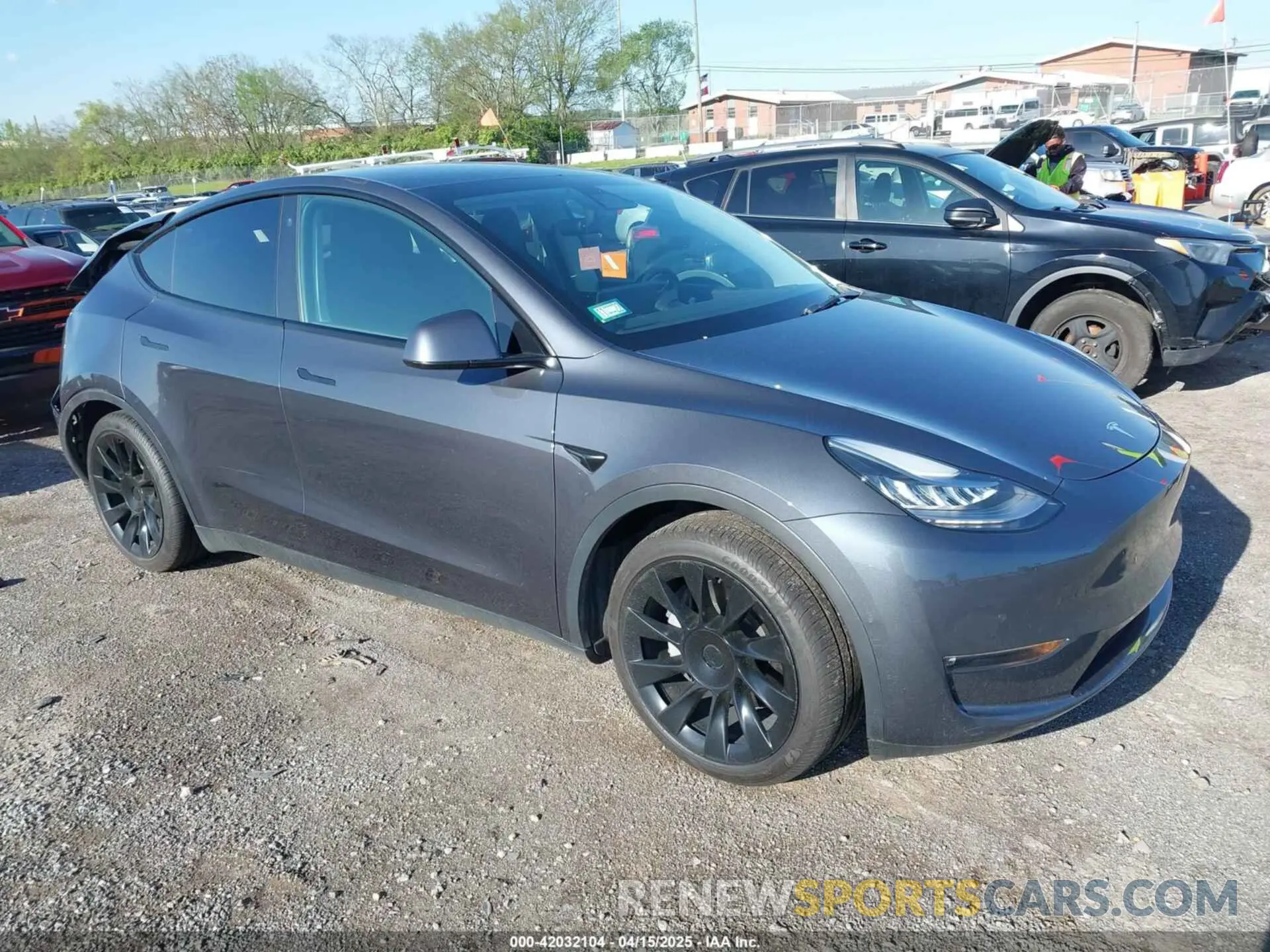 1 Photograph of a damaged car 5YJYGAEE1MF149887 TESLA MODEL Y 2021
