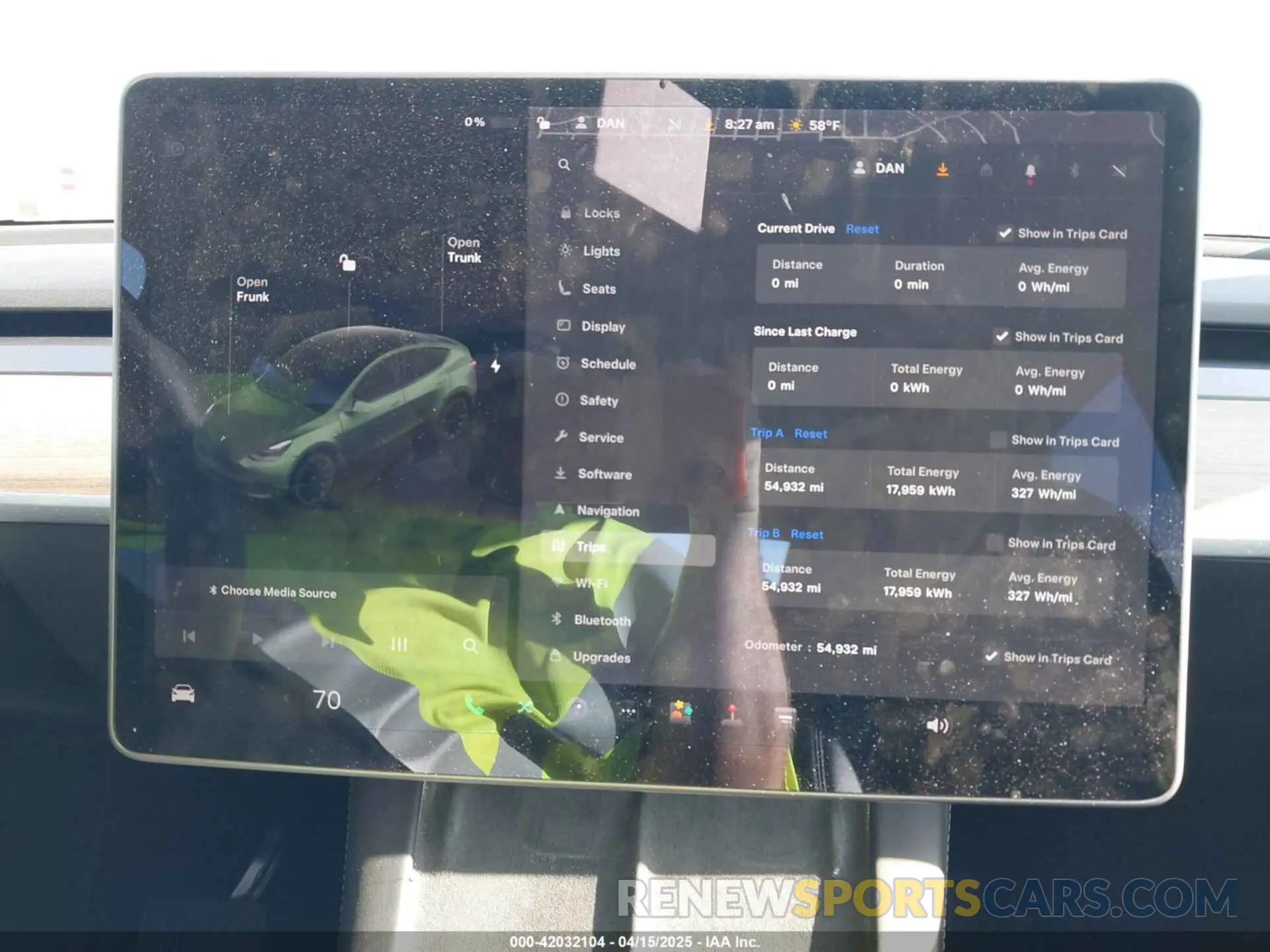 7 Photograph of a damaged car 5YJYGAEE1MF149887 TESLA MODEL Y 2021