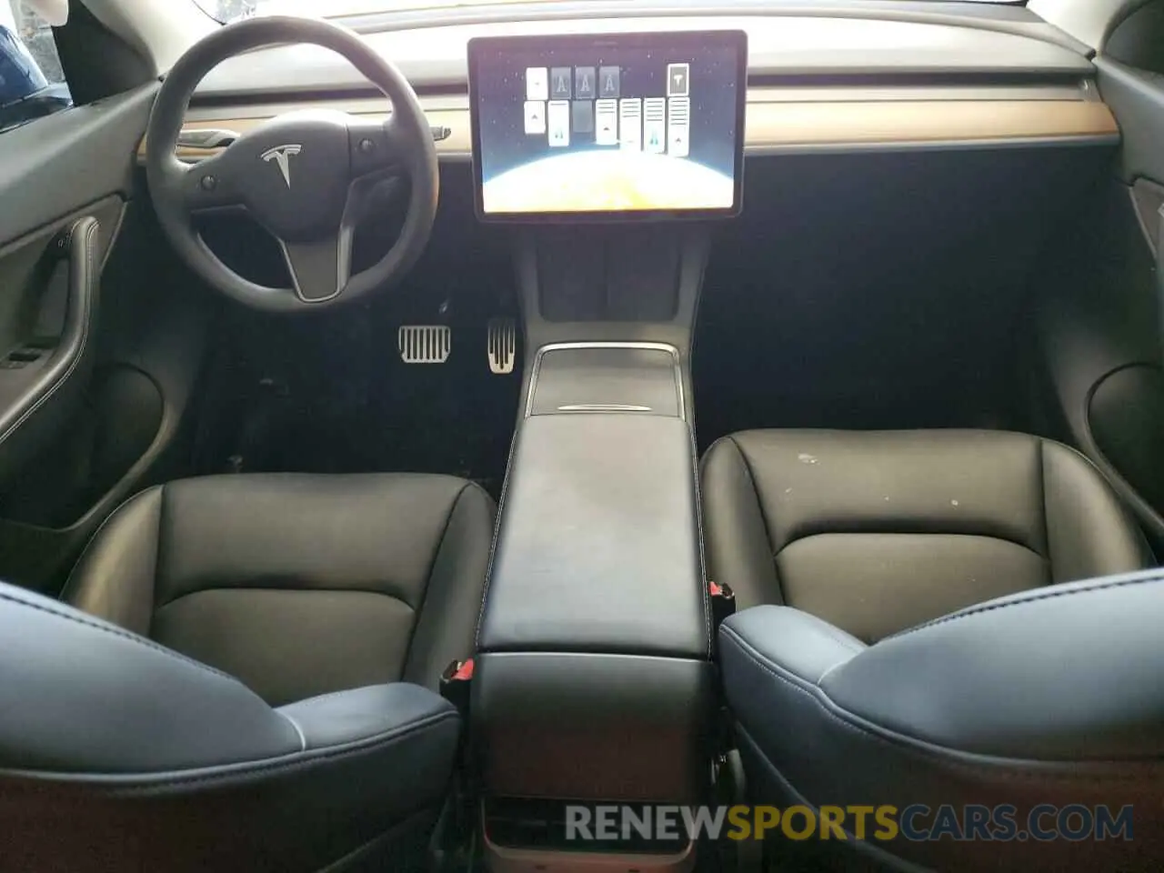 8 Photograph of a damaged car 5YJYGAEE1MF179892 TESLA MODEL Y 2021