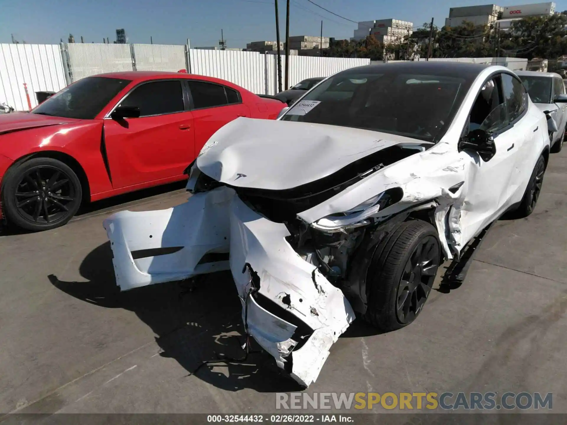 6 Photograph of a damaged car 5YJYGAEE1MF214141 TESLA MODEL Y 2021