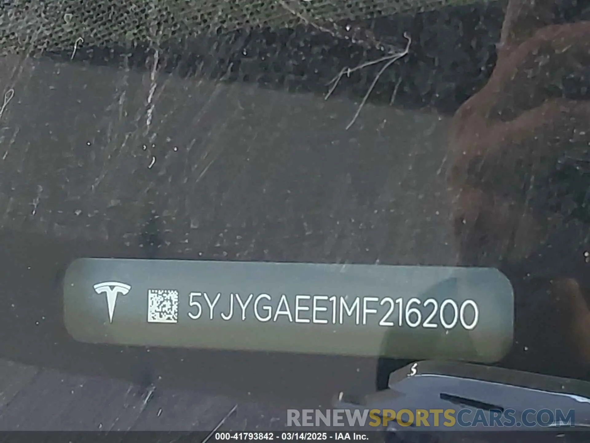 9 Photograph of a damaged car 5YJYGAEE1MF216200 TESLA MODEL Y 2021