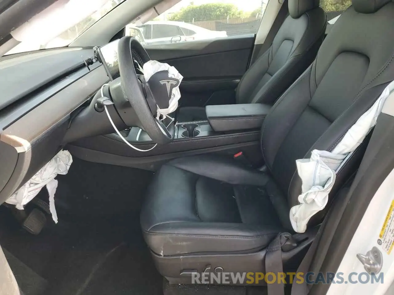 7 Photograph of a damaged car 5YJYGAEE1MF305491 TESLA MODEL Y 2021