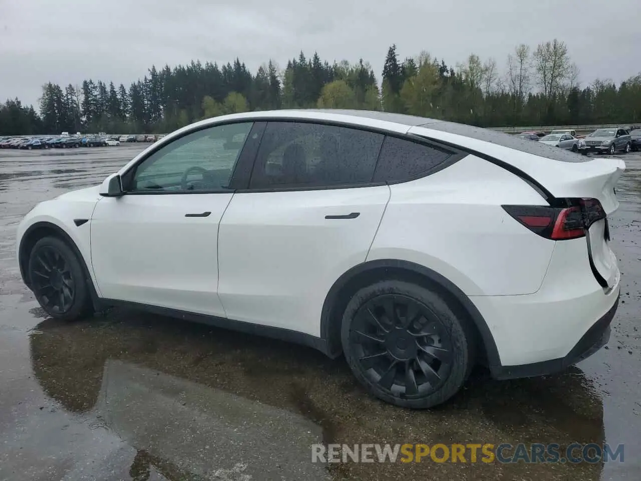 2 Photograph of a damaged car 5YJYGAEE2MF115988 TESLA MODEL Y 2021