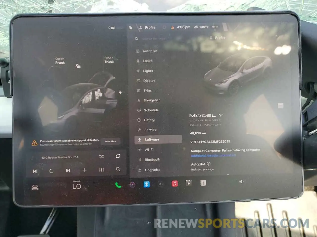 9 Photograph of a damaged car 5YJYGAEE2MF252025 TESLA MODEL Y 2021