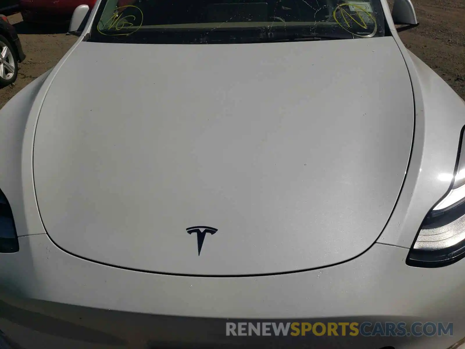 7 Photograph of a damaged car 5YJYGAEE3MF145923 TESLA MODEL Y 2021