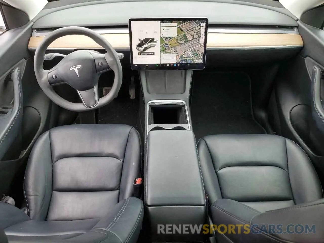 8 Photograph of a damaged car 5YJYGAEE3MF188366 TESLA MODEL Y 2021