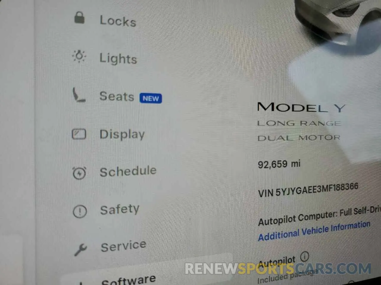 9 Photograph of a damaged car 5YJYGAEE3MF188366 TESLA MODEL Y 2021