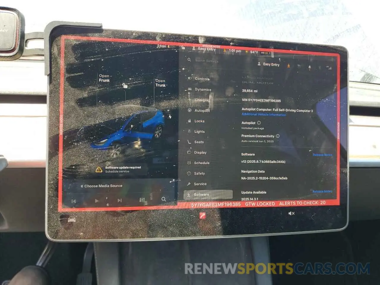 9 Photograph of a damaged car 5YJYGAEE3MF196385 TESLA MODEL Y 2021