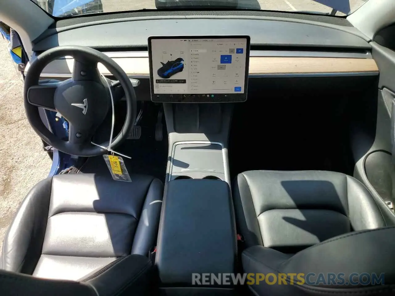 8 Photograph of a damaged car 5YJYGAEE3MF223021 TESLA MODEL Y 2021