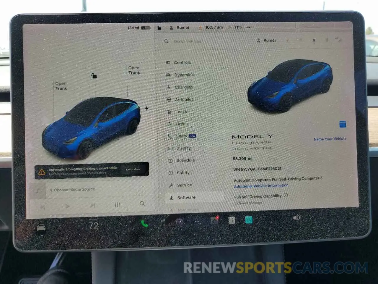 9 Photograph of a damaged car 5YJYGAEE3MF223021 TESLA MODEL Y 2021