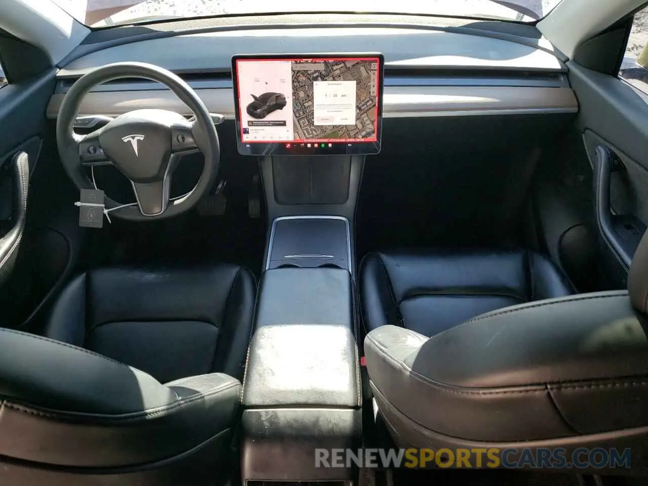 8 Photograph of a damaged car 5YJYGAEE3MF254821 TESLA MODEL Y 2021