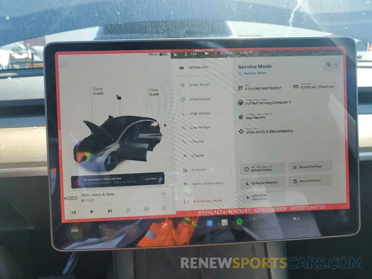 9 Photograph of a damaged car 5YJYGAEE4MF160057 TESLA MODEL Y 2021