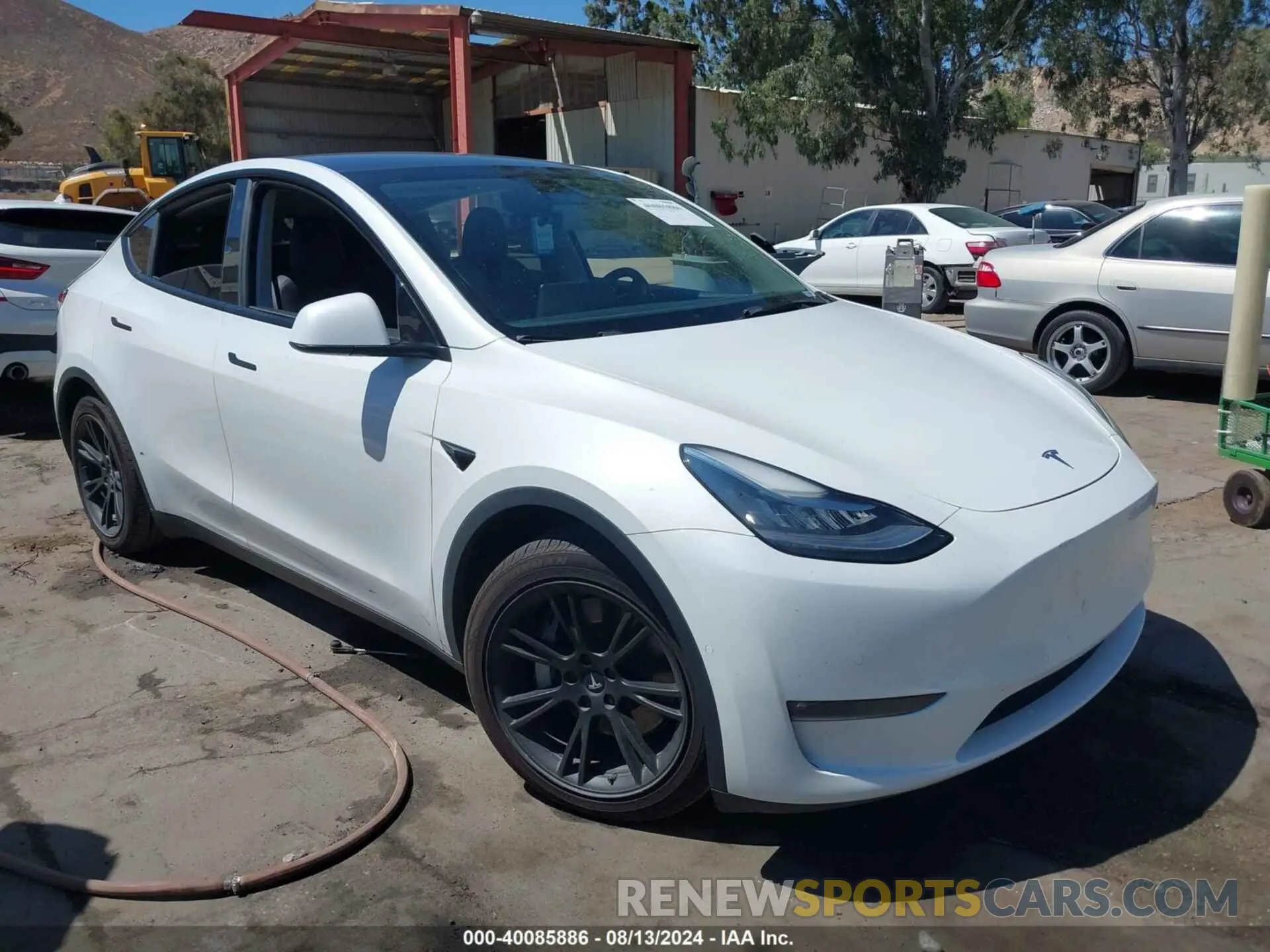 1 Photograph of a damaged car 5YJYGAEE4MF191809 TESLA MODEL Y 2021