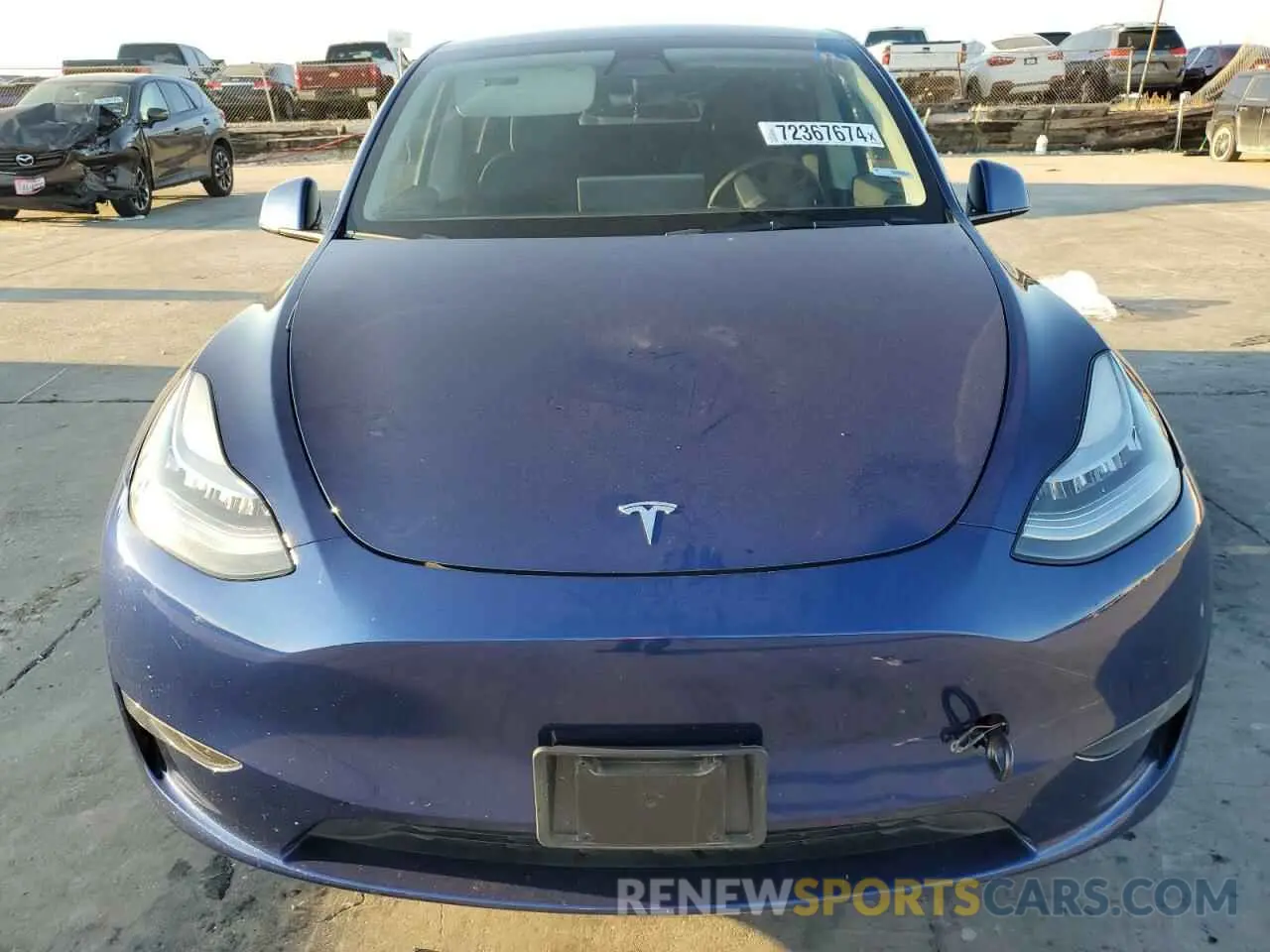 5 Photograph of a damaged car 5YJYGAEE4MF211489 TESLA MODEL Y 2021