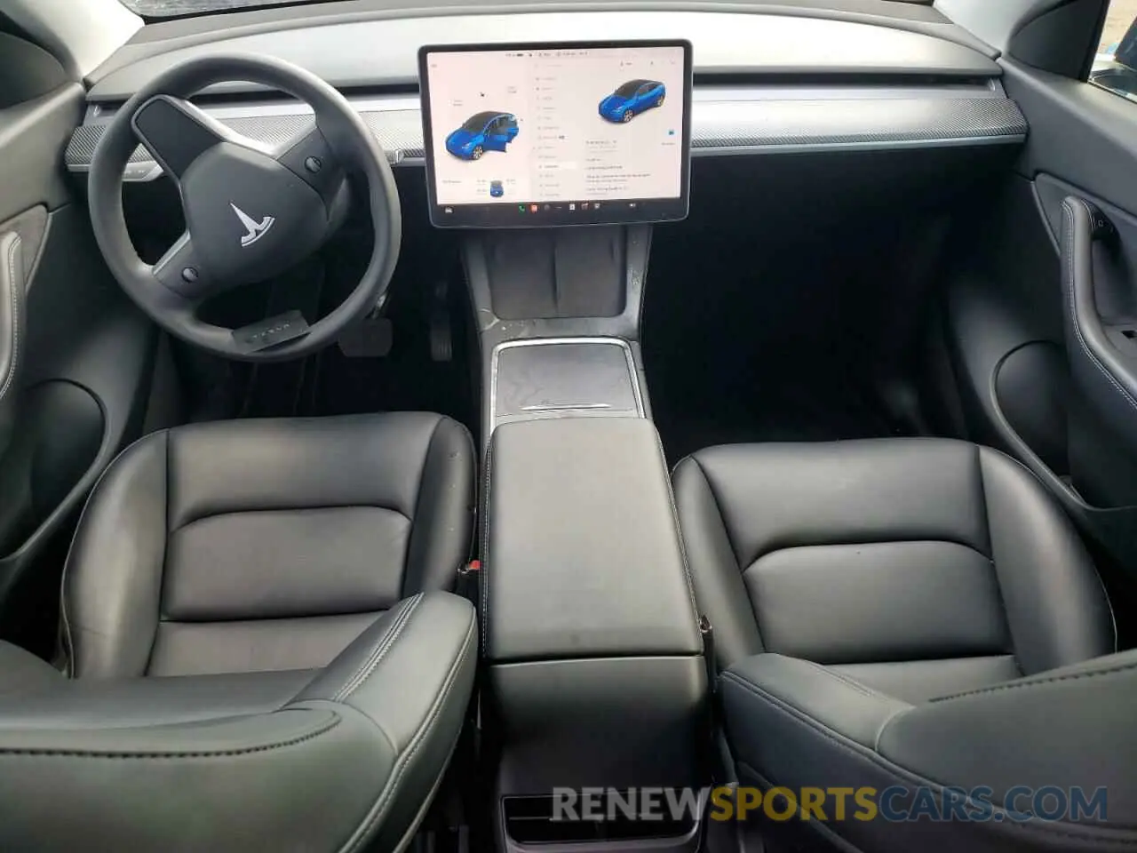 8 Photograph of a damaged car 5YJYGAEE4MF211489 TESLA MODEL Y 2021