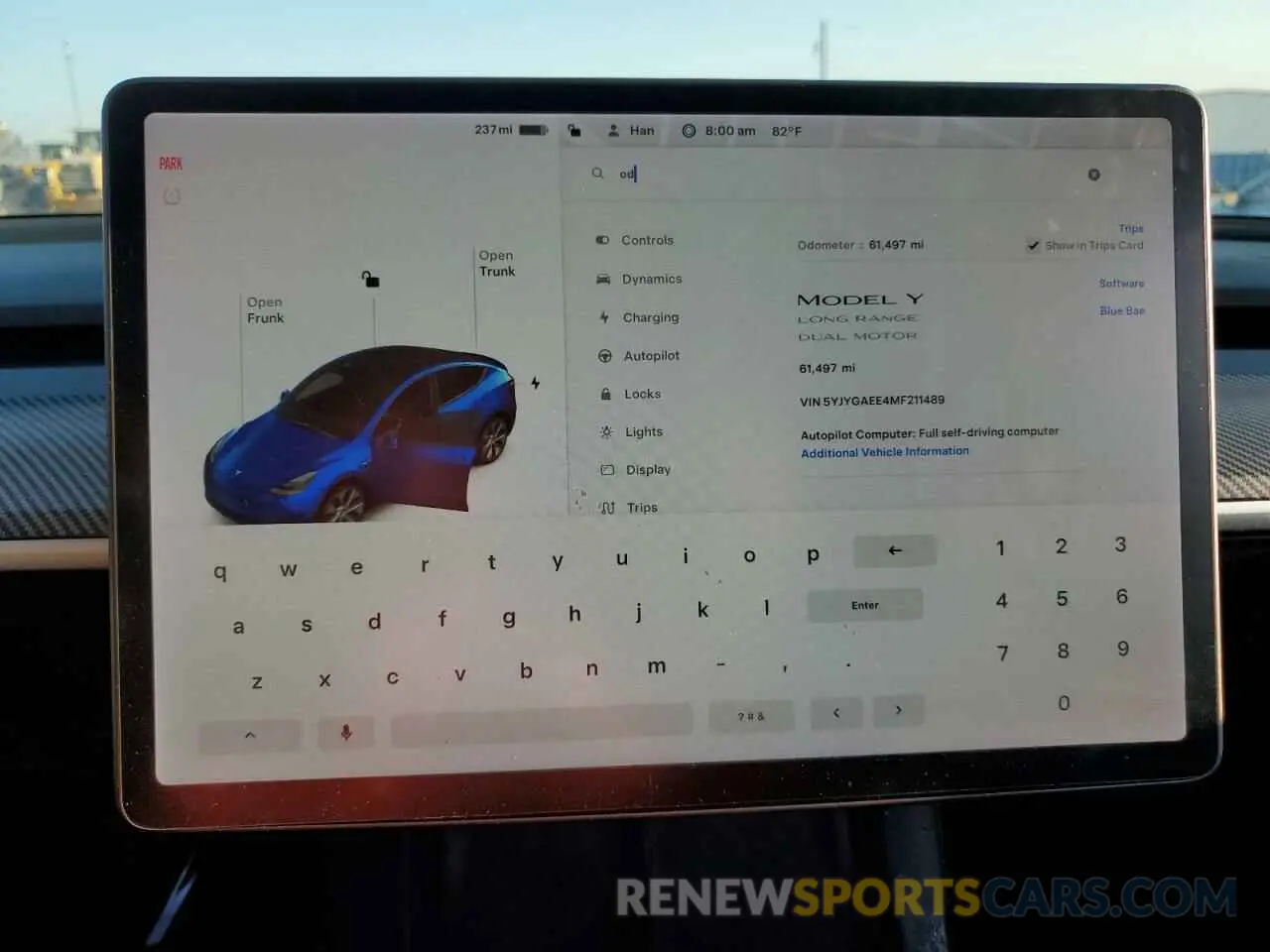 9 Photograph of a damaged car 5YJYGAEE4MF211489 TESLA MODEL Y 2021