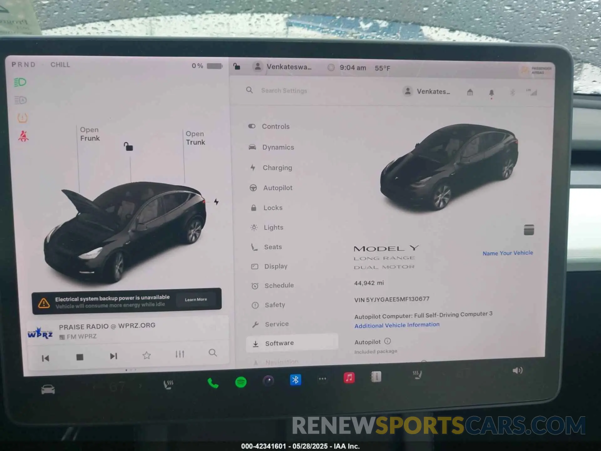 15 Photograph of a damaged car 5YJYGAEE5MF130677 TESLA MODEL Y 2021