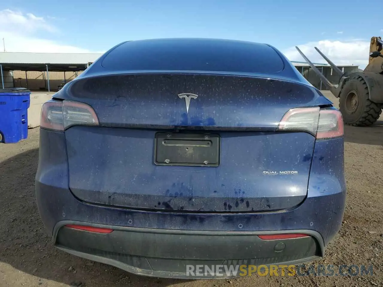 6 Photograph of a damaged car 5YJYGAEE5MF180205 TESLA MODEL Y 2021