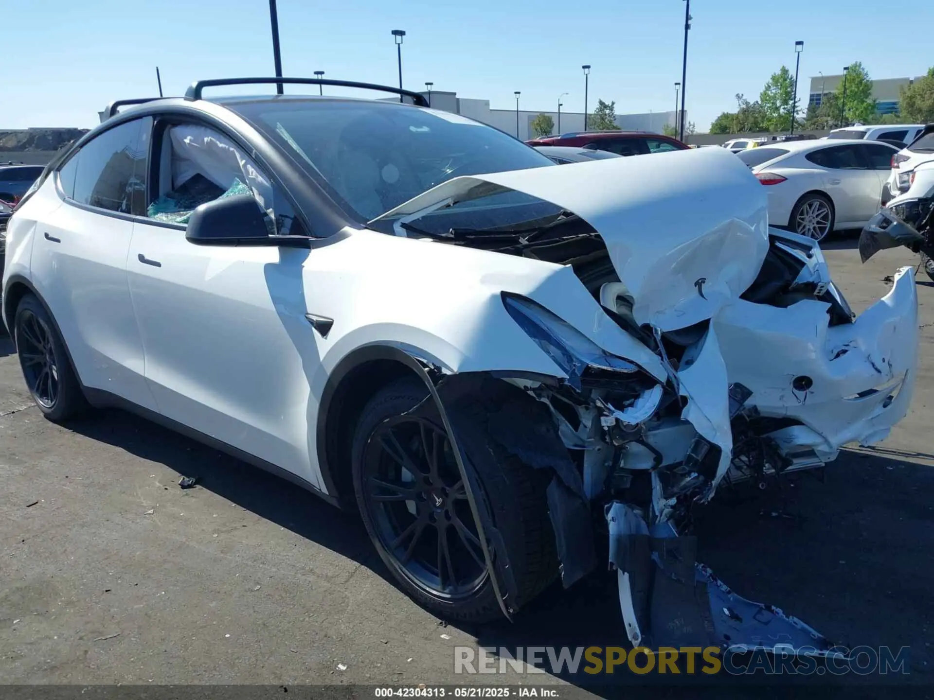 6 Photograph of a damaged car 5YJYGAEE5MF189275 TESLA MODEL Y 2021