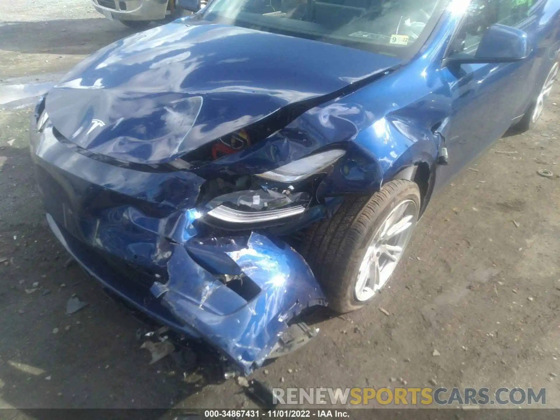 6 Photograph of a damaged car 5YJYGAEE5MF257946 TESLA MODEL Y 2021