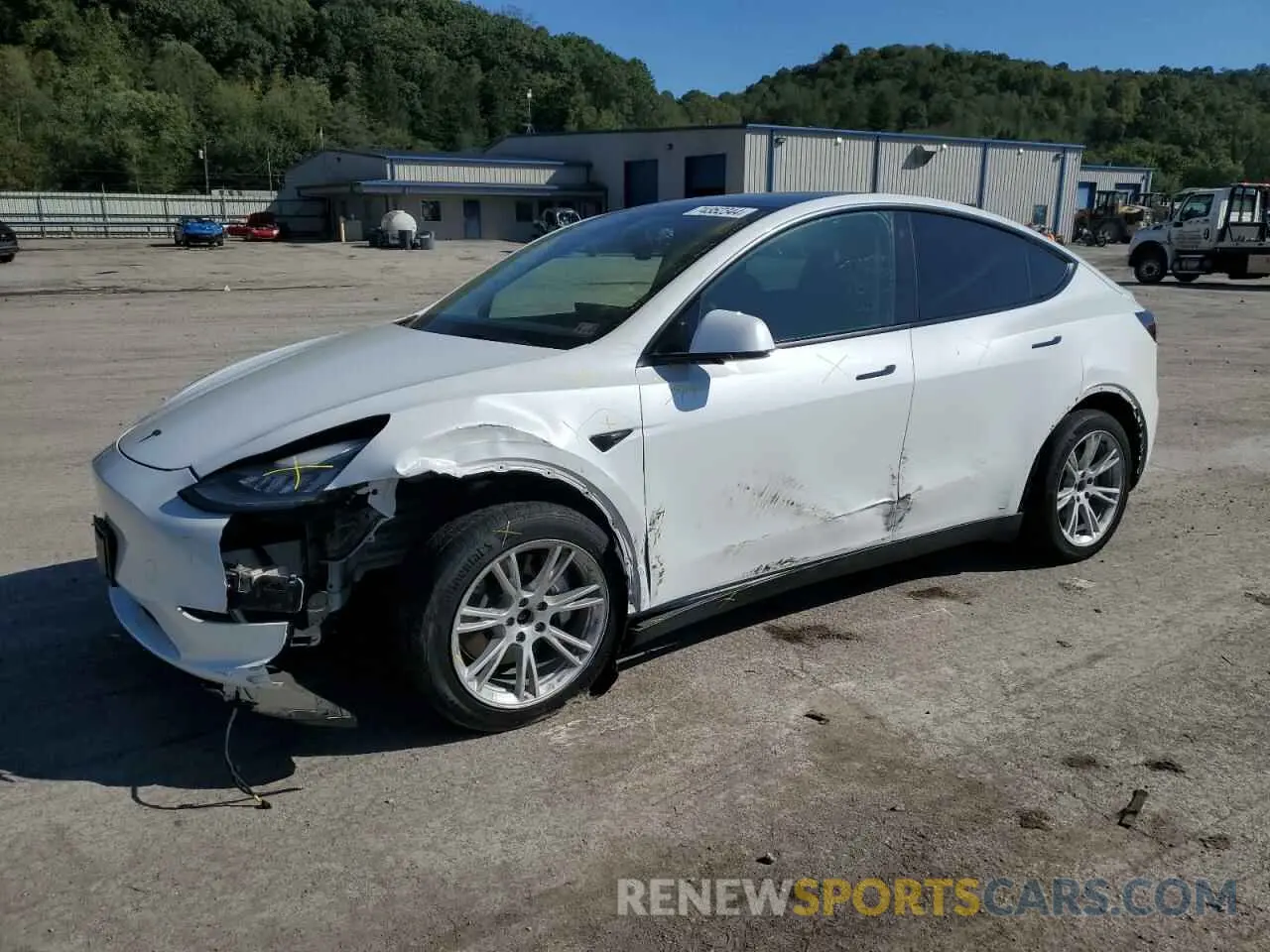 1 Photograph of a damaged car 5YJYGAEE6MF149142 TESLA MODEL Y 2021