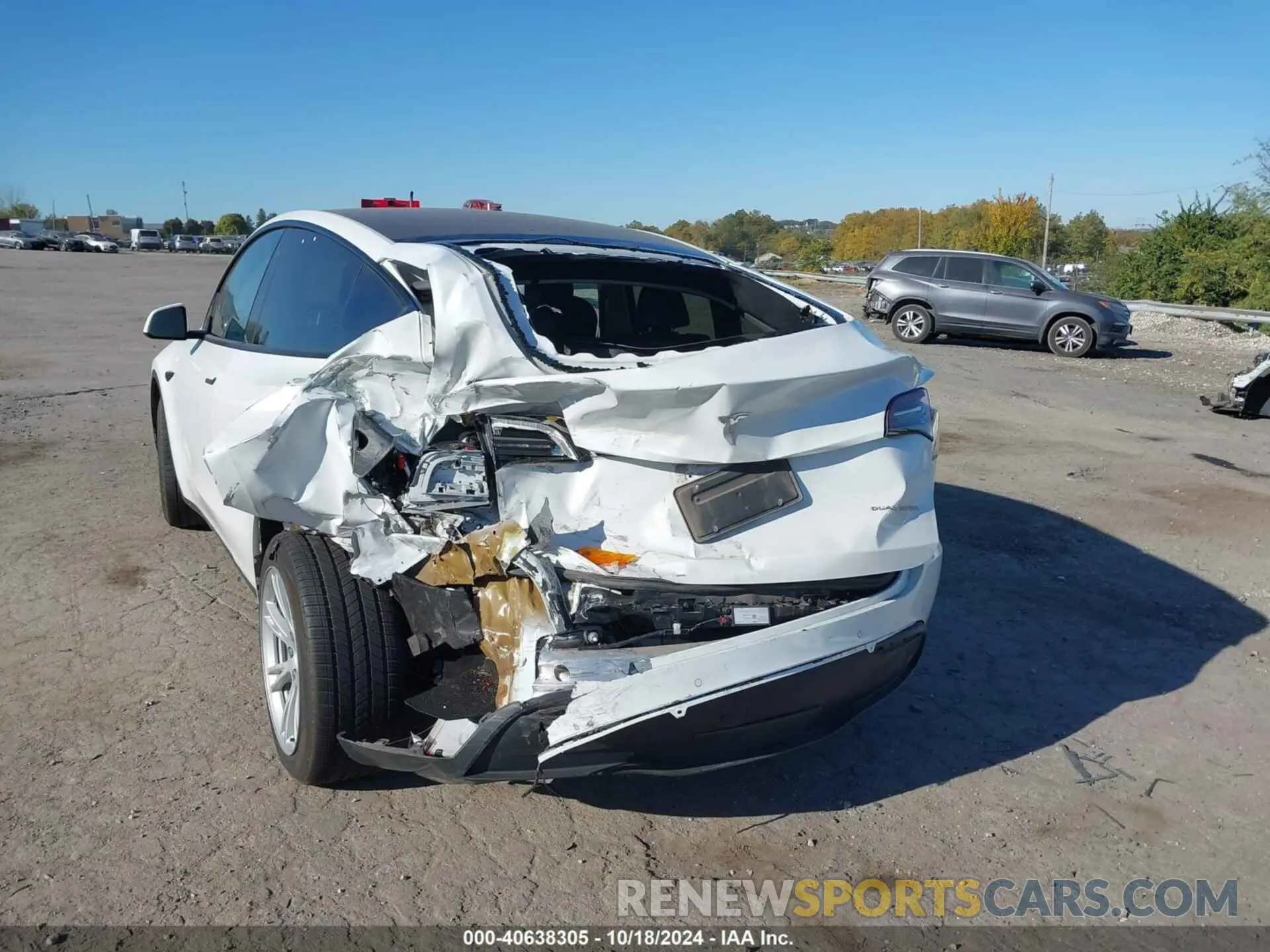 6 Photograph of a damaged car 5YJYGAEE6MF172730 TESLA MODEL Y 2021
