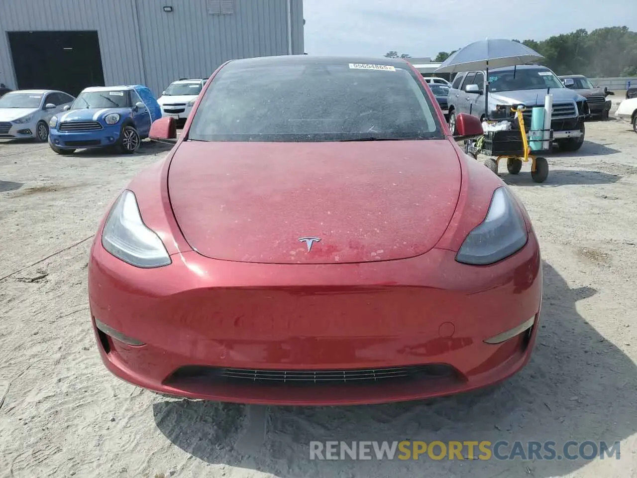 5 Photograph of a damaged car 5YJYGAEE6MF187986 TESLA MODEL Y 2021