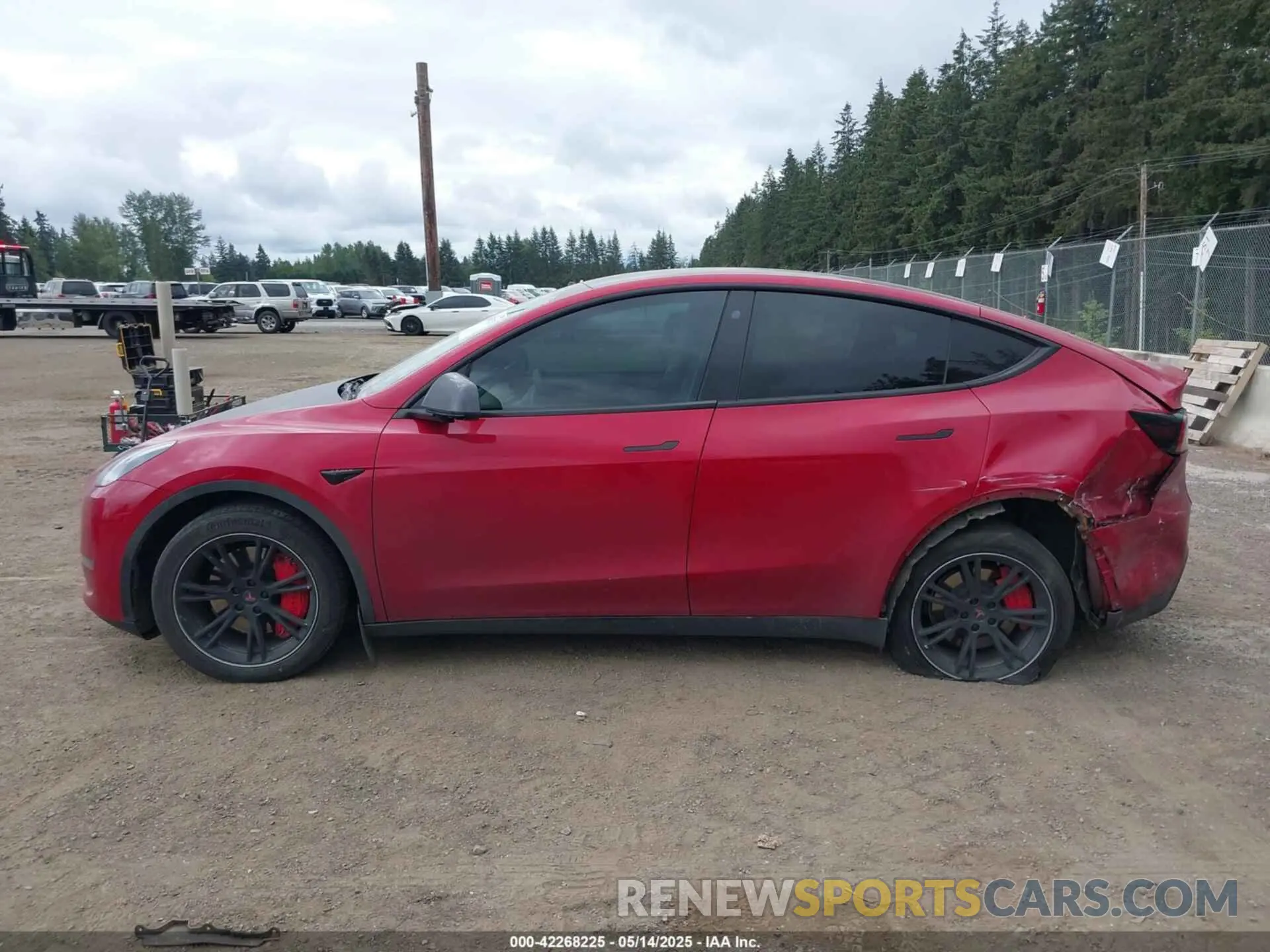 13 Photograph of a damaged car 5YJYGAEE6MF205256 TESLA MODEL Y 2021