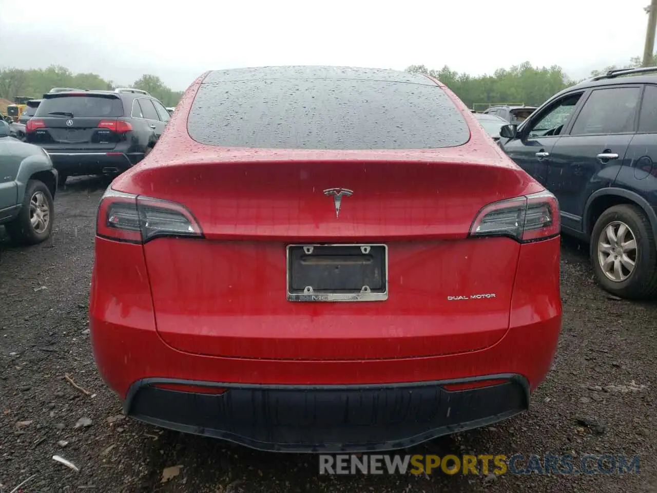 6 Photograph of a damaged car 5YJYGAEE6MF286601 TESLA MODEL Y 2021