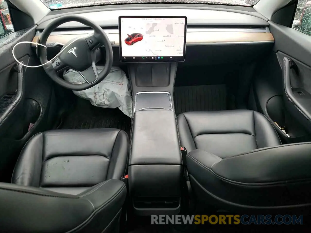 8 Photograph of a damaged car 5YJYGAEE6MF286601 TESLA MODEL Y 2021