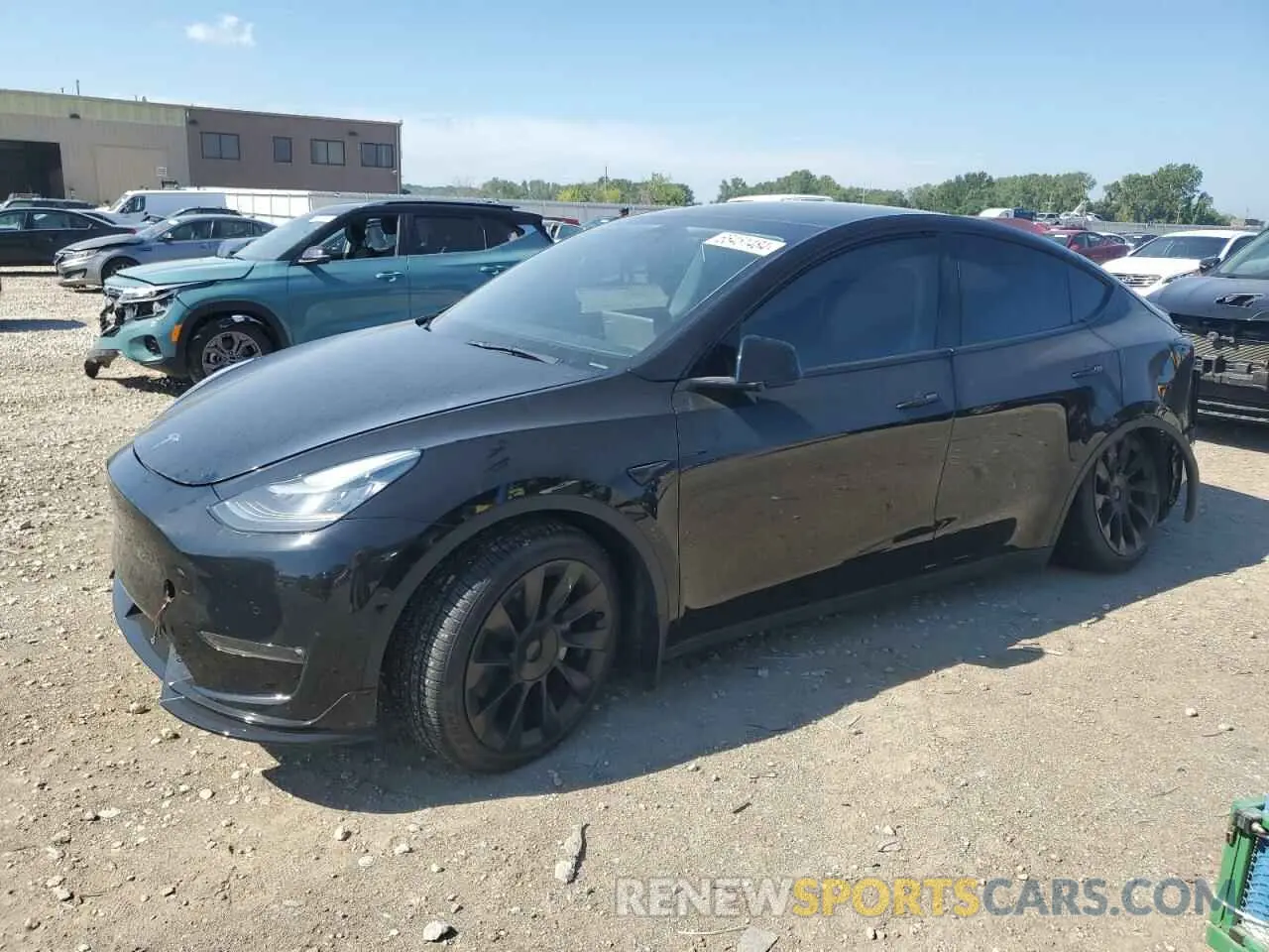 1 Photograph of a damaged car 5YJYGAEE7MF108891 TESLA MODEL Y 2021