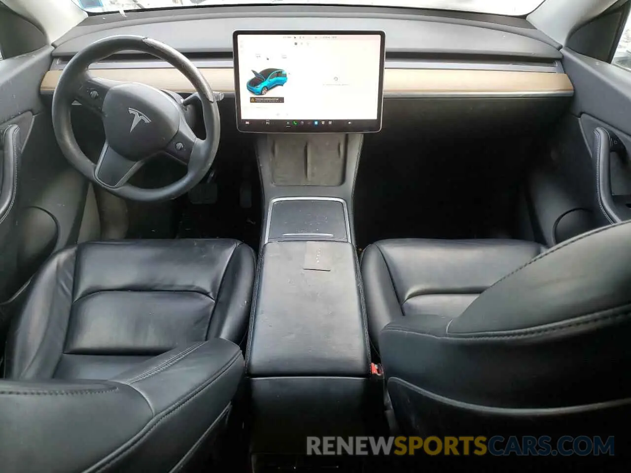 8 Photograph of a damaged car 5YJYGAEE7MF281875 TESLA MODEL Y 2021