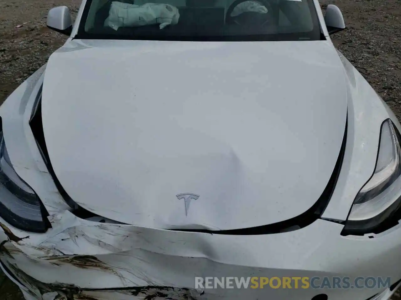 7 Photograph of a damaged car 5YJYGAEE7MF293220 TESLA MODEL Y 2021