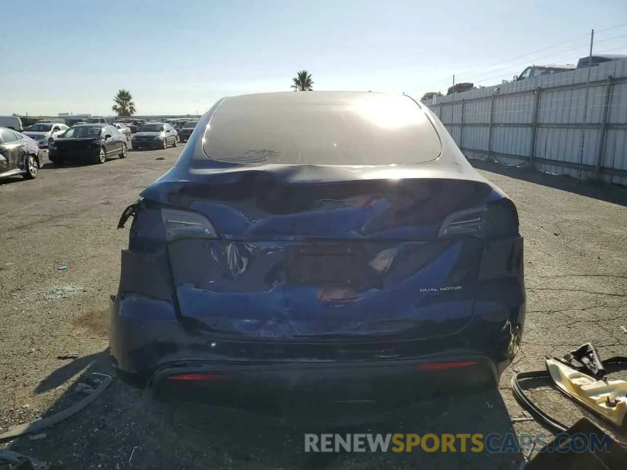 6 Photograph of a damaged car 5YJYGAEE7MF297042 TESLA MODEL Y 2021