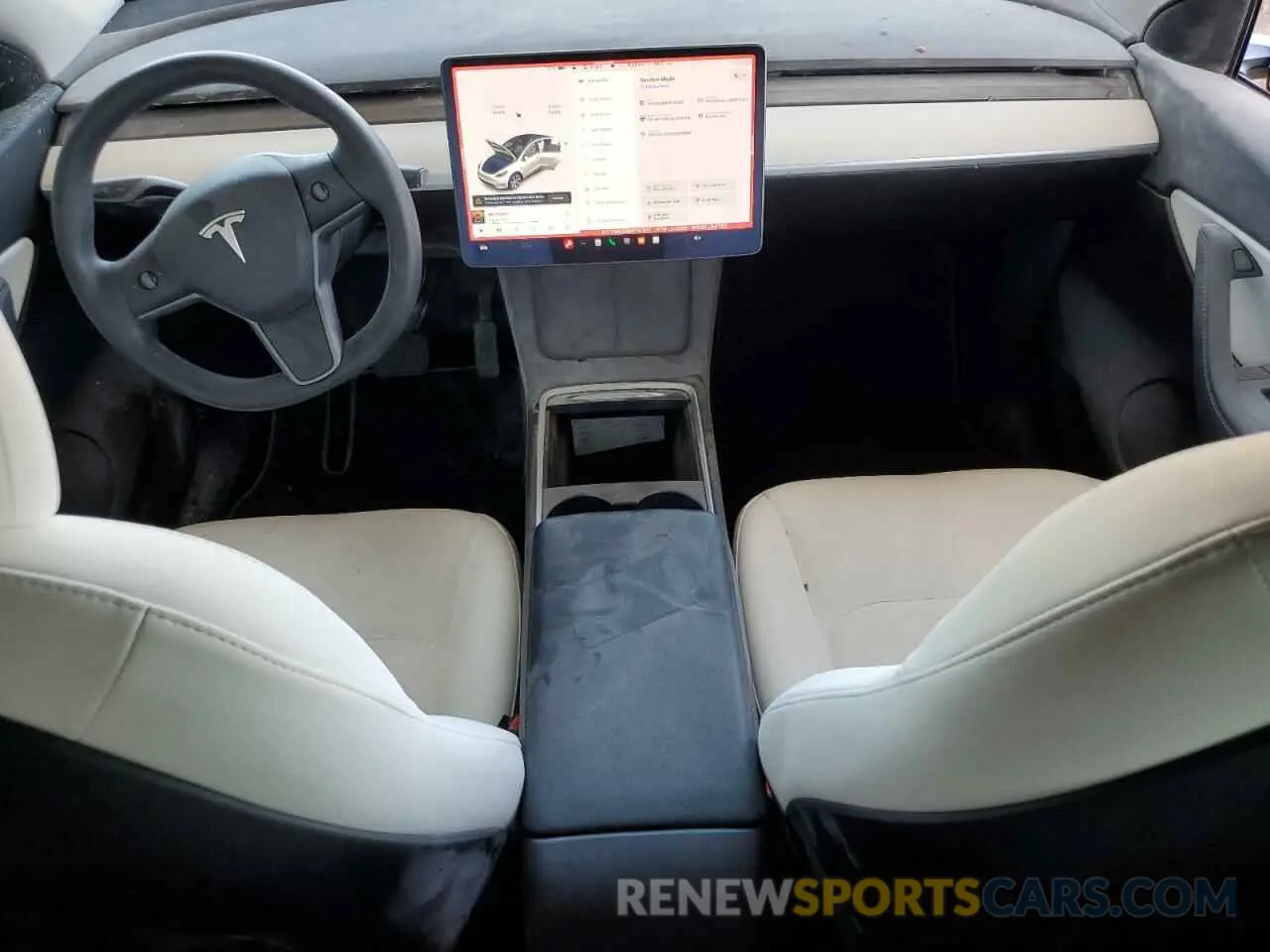 8 Photograph of a damaged car 5YJYGAEE8MF151507 TESLA MODEL Y 2021