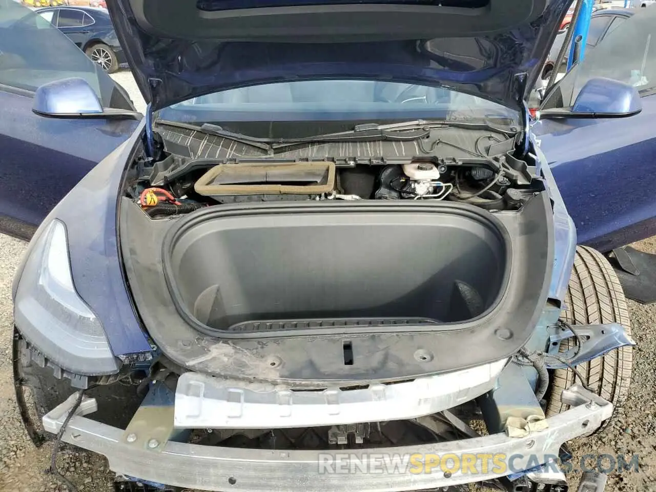 12 Photograph of a damaged car 5YJYGAEE8MF196074 TESLA MODEL Y 2021