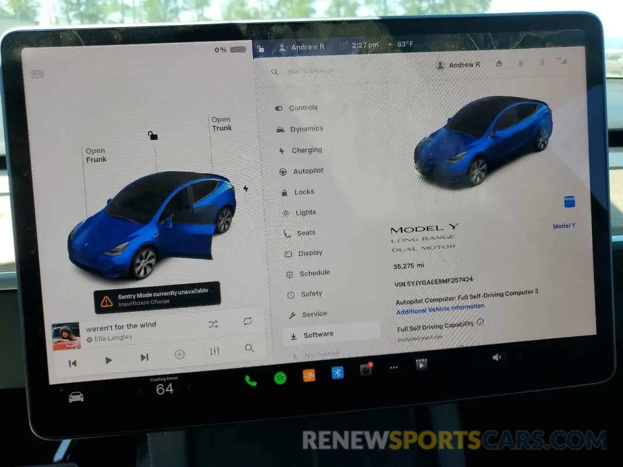 9 Photograph of a damaged car 5YJYGAEE8MF257424 TESLA MODEL Y 2021