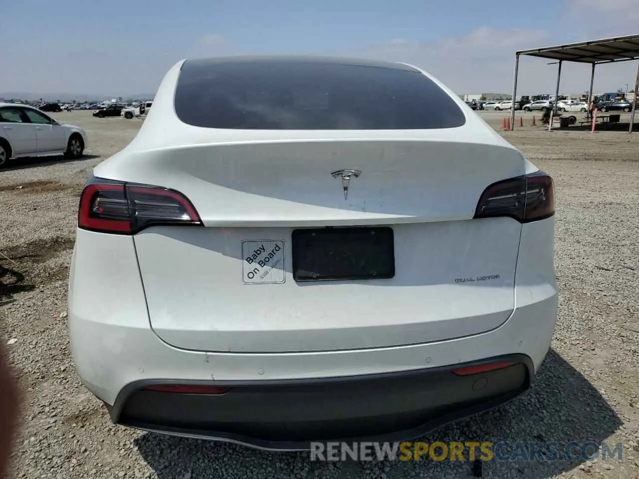 6 Photograph of a damaged car 5YJYGAEE8MF258461 TESLA MODEL Y 2021