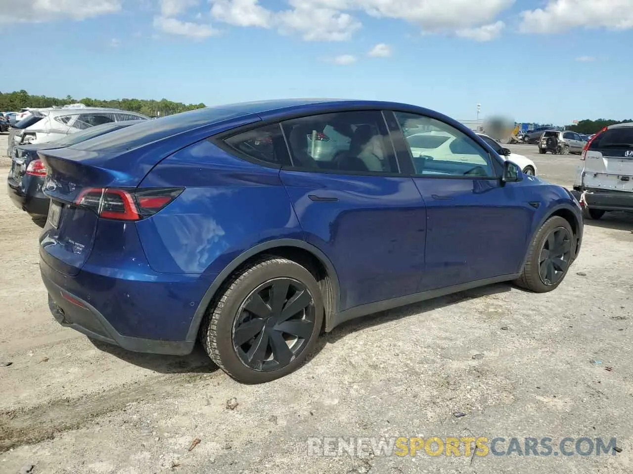 3 Photograph of a damaged car 5YJYGAEE9MF201220 TESLA MODEL Y 2021